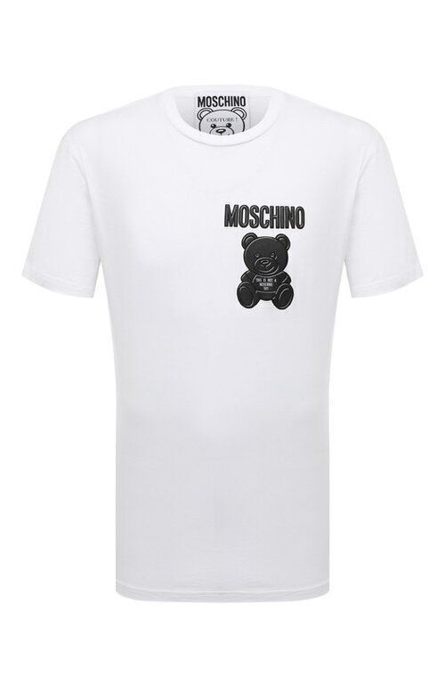 Хлопковая футболка Moschino