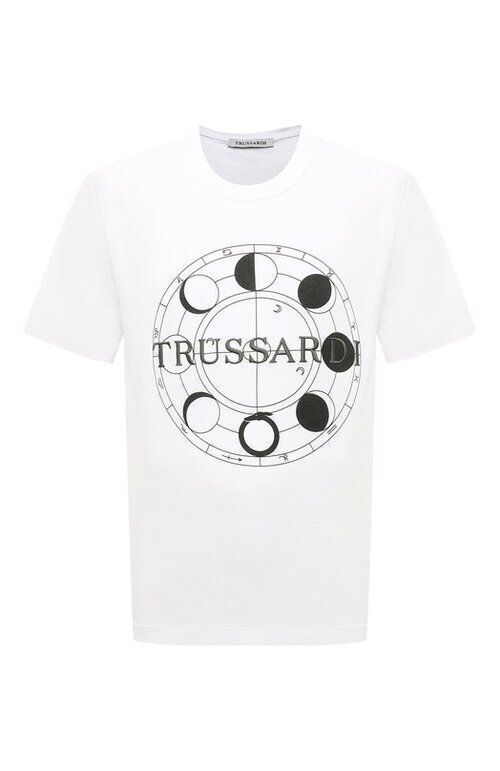 Хлопковая футболка Trussardi