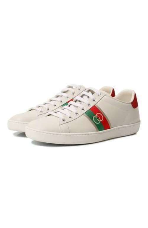 Кожаные кеды Ace Gucci