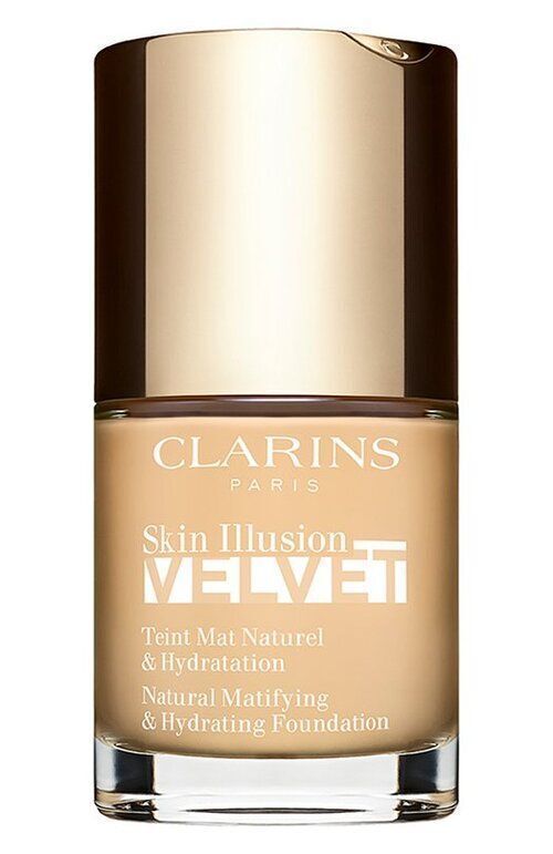 Увлажняющий тональный крем с матовым покрытием Skin Illusion Velvet, 100.5W cream (30ml) Clarins
