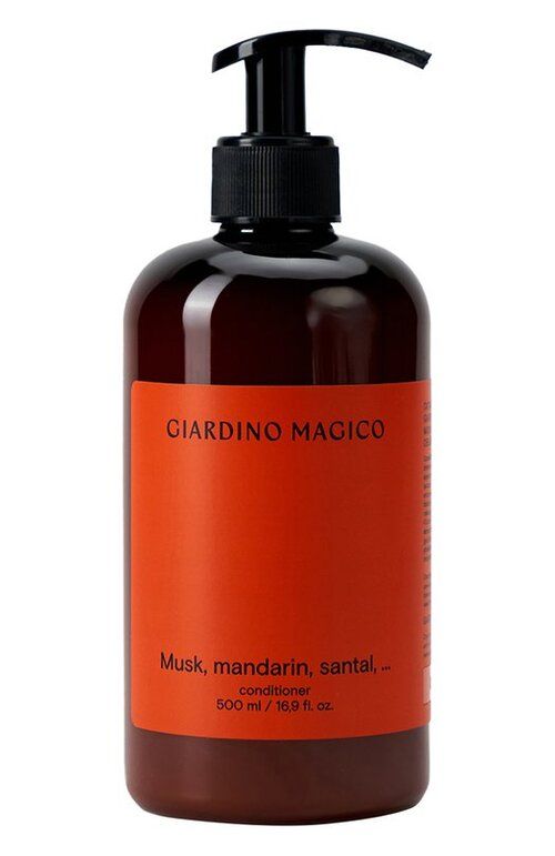 Питательный кондиционер для волос Musk, mandarin, santal (500ml) Giardino Magico