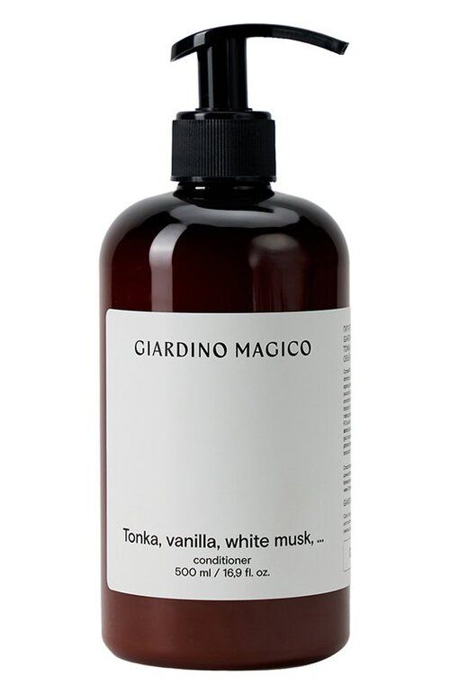 Питательный кондиционер для волос Tonka, vanilla, white musk (500ml) Giardino Magico