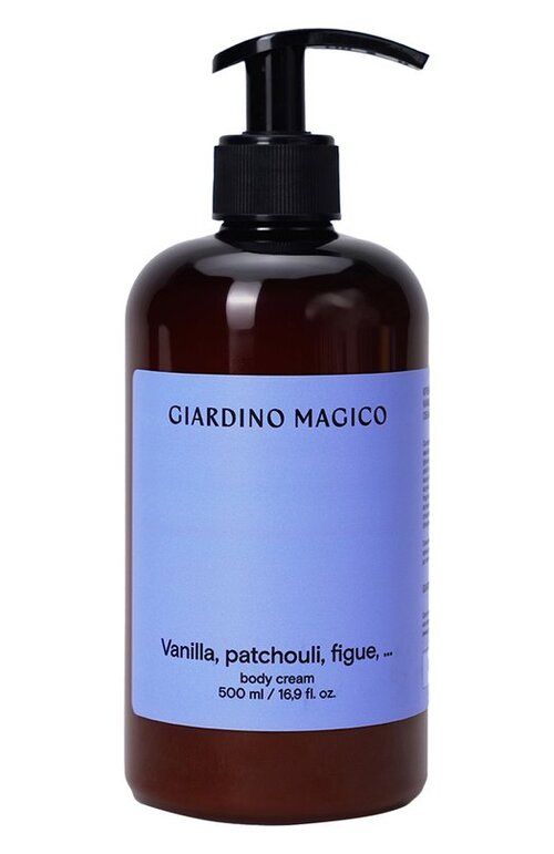 Крем для тела Vanilla, patchouli, figue (500ml) Giardino Magico