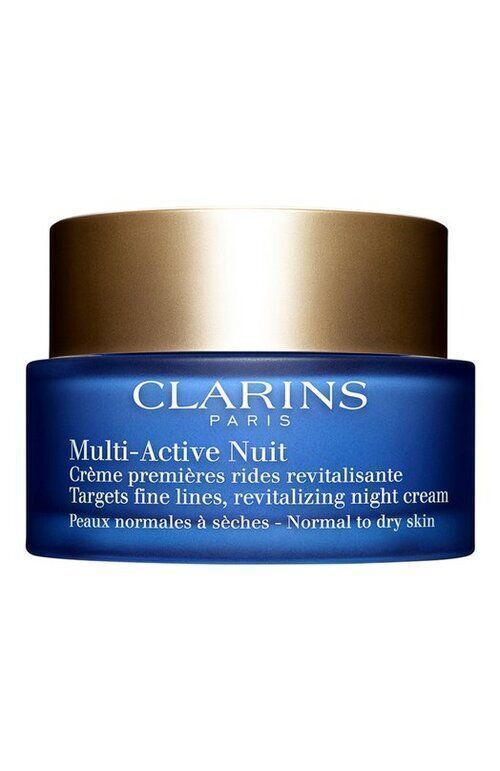 Ночной крем для предотвращения первых возрастных изменений для нормальной и сухой кожи Multi-Active (50ml) Clarins