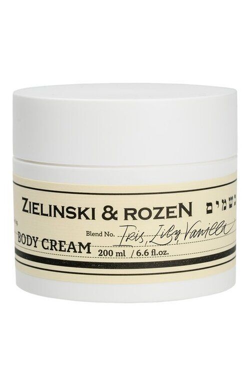 Крем для тела в банке Ирис, Лилия, Ваниль (200ml) Zielinski&Rozen