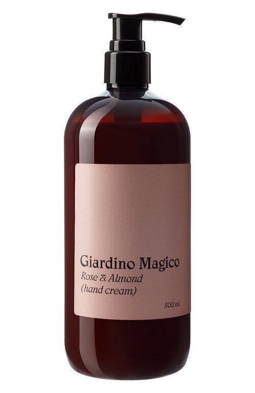 Питательный крем для рук Роза и Миндаль (500ml) Giardino Magico