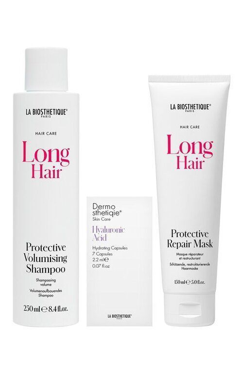 Набор Long and beautiful (250+150ml+7шт) La Biosthetique