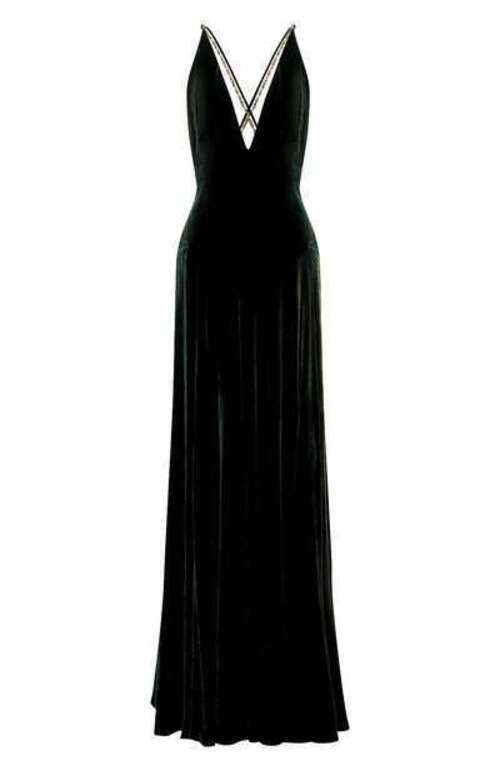 Платье из вискозы и шелка Ralph Lauren