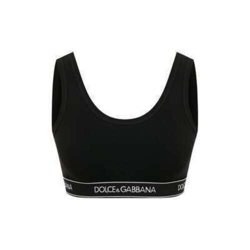 Хлопковый бра-топ Dolce & Gabbana