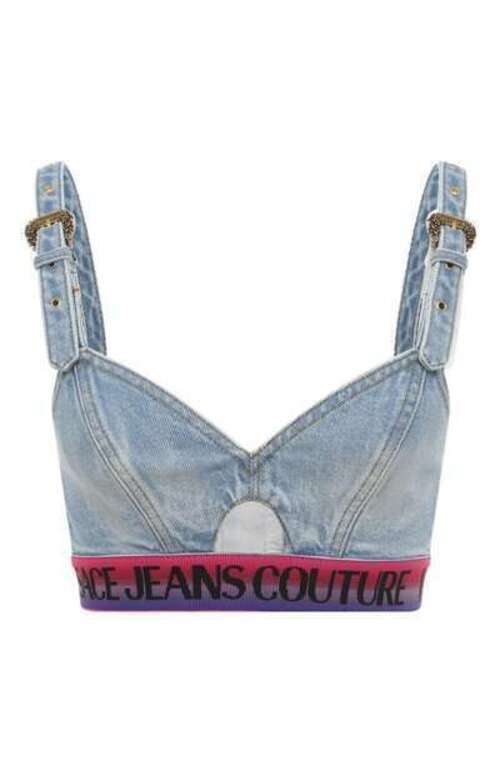 Джинсовый топ Versace Jeans Couture