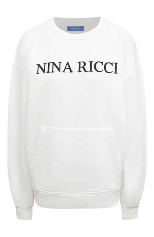 Хлопковый свитшот Nina Ricci