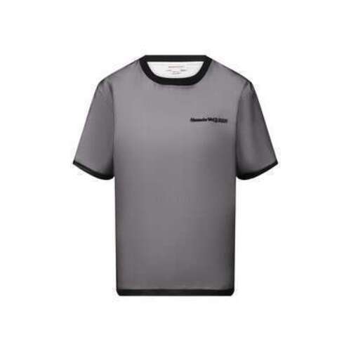 Шелковая футболка Alexander McQueen