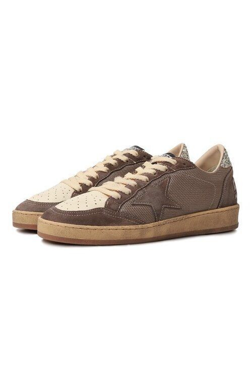 Комбинированные кеды Ball Star Golden Goose Deluxe Brand