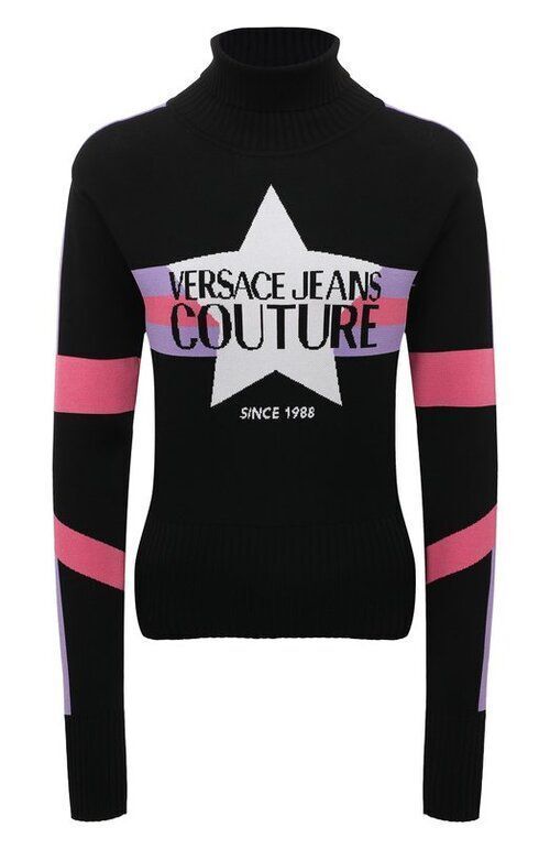 Водолазка из вискозы Versace Jeans Couture