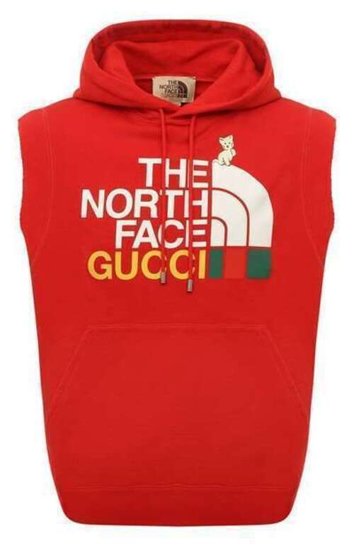 Хлопковый жилет The North Face x Gucci Gucci