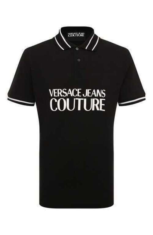 Хлопковое поло Versace Jeans Couture