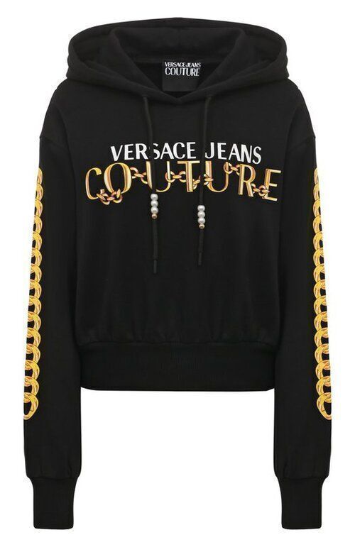 Хлопковое худи Versace Jeans Couture