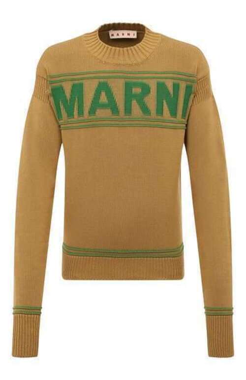 Хлопковый свитер Marni