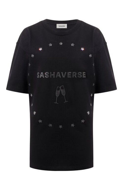Хлопковая футболка Sashaverse