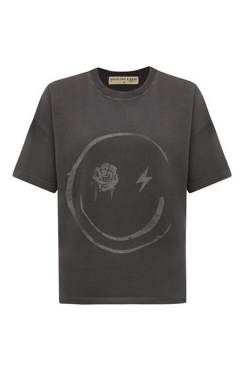 Хлопковая футболка Electric&Rose