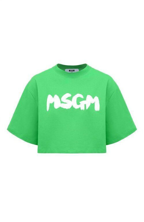 Хлопковая футболка MSGM