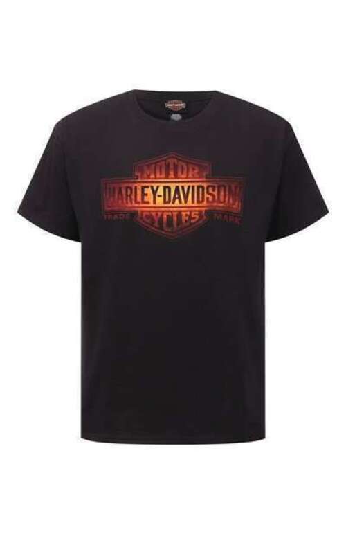 Хлопковая футболка Harley-Davidson