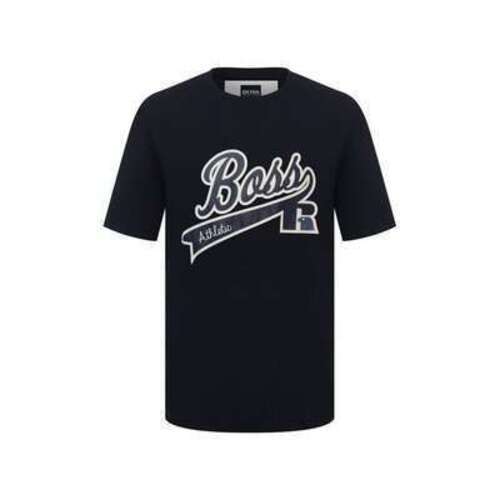 Хлопковая футболка BOSS x Russell Athletic BOSS