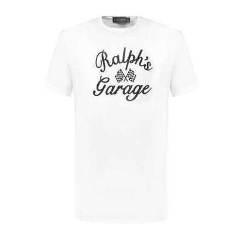 Хлопковая футболка с принтом Ralph Lauren