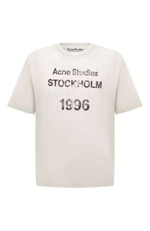 Хлопковая футболка Acne Studios