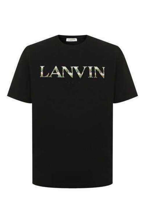 Хлопковая футболка Lanvin