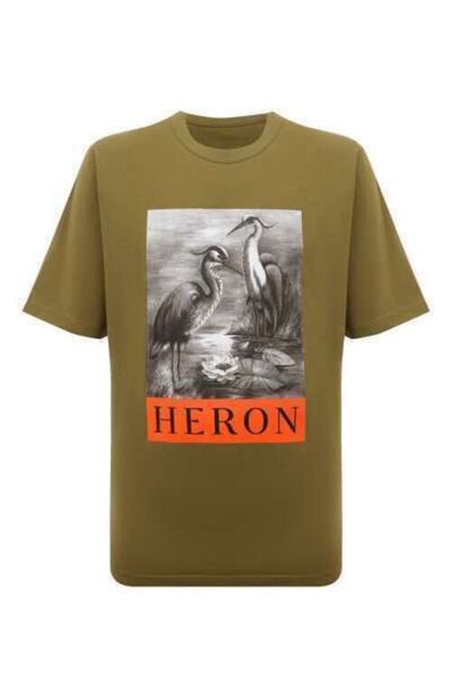 Хлопковая футболка Heron Preston